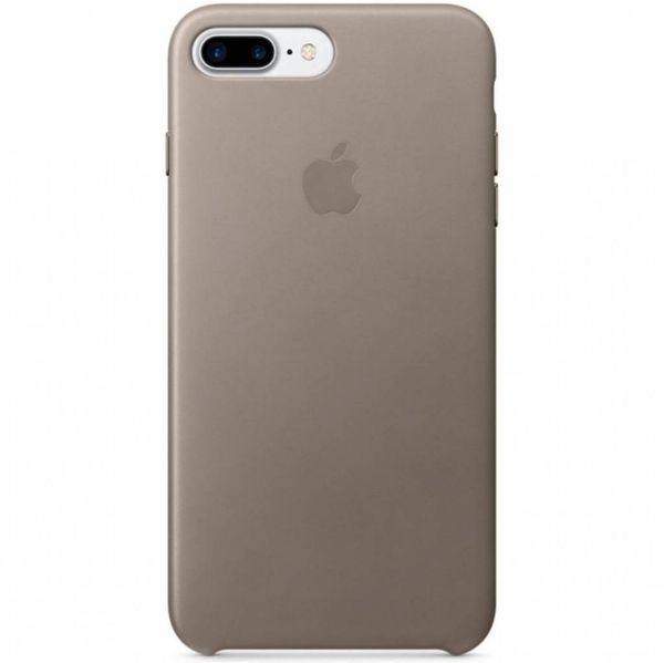 Apple Leather Backcover iPhone 8 Plus / 7 Plus - Taupe