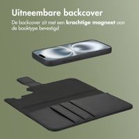 imoshion Uitneembare 2-in-1 Luxe Bookcase Apple iPhone 16 - Zwart