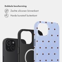 Selencia Vivid Backcover met MagSafe Apple iPhone 15 - Happy Dots Digital Sky