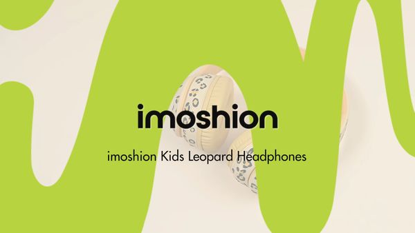 imoshion - Special Edition - Draadloze Kinderkoptelefoon LED Light - Met AUX kabel - Leopard