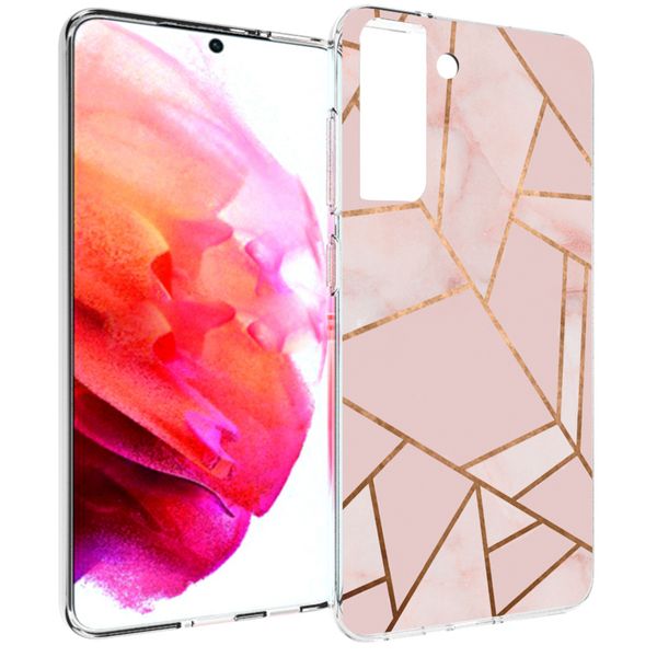 imoshion Design hoesje Samsung Galaxy S21 FE - Pink Graphic