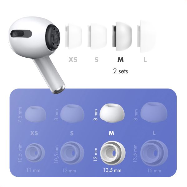 imoshion Siliconen Oortips 2-pack Apple AirPods Pro 1 / 2 - M
