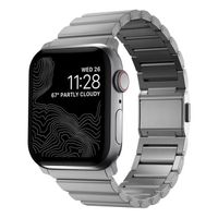 Nomad Titanium schakelband Apple Watch Series 1 t/m 11 / SE / Ultra (44/45/46/49 mm) - Silver