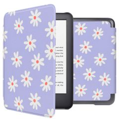 imoshion Design Slim Hard Case Bookcase Amazon Kindle (2024) / Amazon Kindle (2022) 11th gen - Flowers Distance