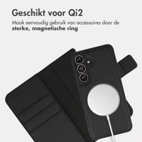 imoshion Uitneembare 2-in-1 Luxe Bookcase Samsung Galaxy S25 FE - Zwart