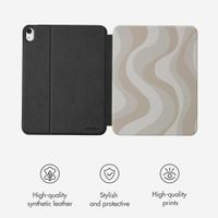 Selencia Vivid Tablet Case Apple iPad 11 (2025) 11 inch A16 / iPad 10 (2022) 10.9 inch - Desert Waves Beige
