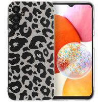 imoshion Design hoesje Samsung Galaxy A14 (5G/4G) - Leopard Transparent