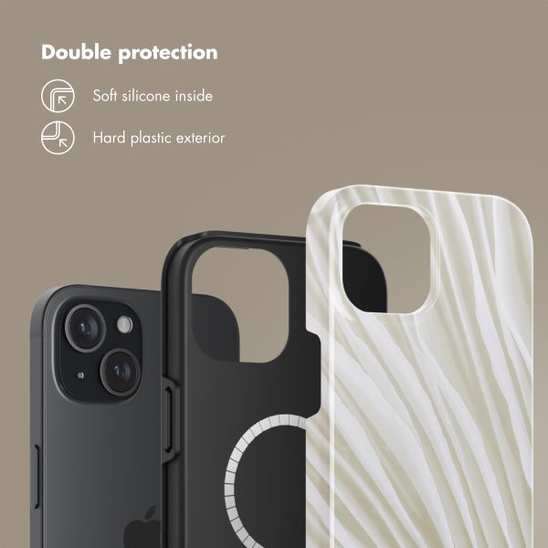 Selencia Vivid Back Cover with MagSafe Apple iPhone 15 - Nature Light Brown