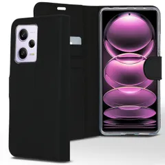 Accezz Wallet Softcase Bookcase Xiaomi Redmi Note 12 Pro / Xiaomi Poco X5 - Zwart