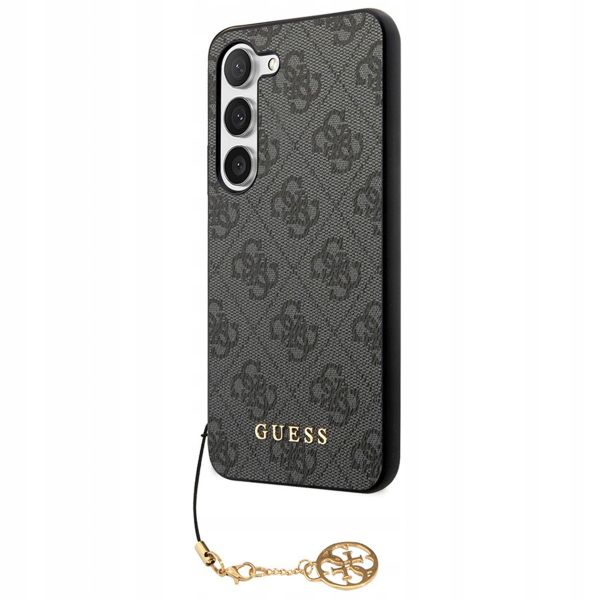 Guess 4G Classic Logo Backcover Charm Samsung Galaxy S24 Plus - Zwart