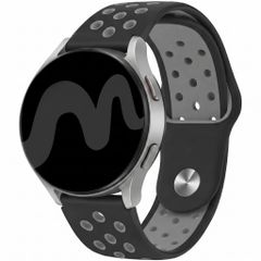 imoshion Siliconen sportbandje  - Universeel 22 mm aansluiting - Black / Grey