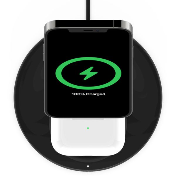 Belkin 2-in-1 Wireless Charger MagSafe iPhone + AirPods - Zwart