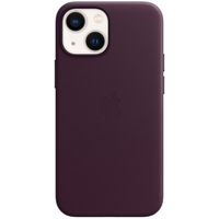 Apple Leather Backcover MagSafe Apple iPhone 13 Mini - Dark Cherry