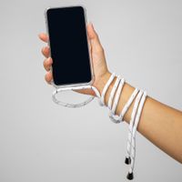imoshion Backcover met koord Apple iPhone 11 - Wit Zilver
