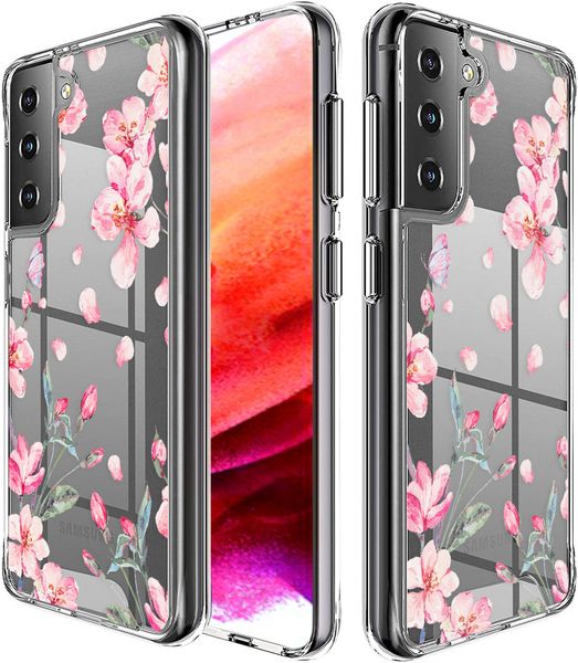 imoshion Design hoesje Samsung Galaxy S21 FE - Blossom Watercolor