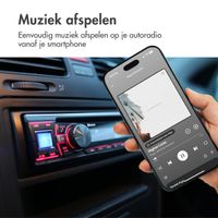 imoshion Bluetooth FM Transmitter Auto - met Power Delivery USB-C oplaadpoort - Zwart / Zilver