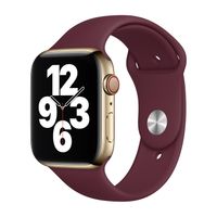 Apple Sport Band Apple Watch Series 1 - 9 / SE (38/40/41 mm) - Maat S/M - Plum