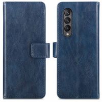 imoshion Luxe Bookcase Samsung Galaxy Z Fold3 - Donkerblauw