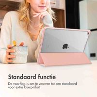 imoshion Trifold Hardcase Bookcase Apple iPad 9 (2021) 10.2 inch / iPad 8 (2020) 10.2 inch / iPad 7 (2019) 10.2 inch - Roze