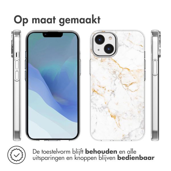 imoshion Design hoesje Apple iPhone 14 - White Marble