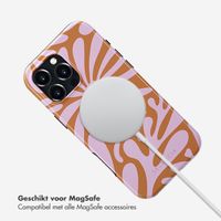 Selencia Vivid Tough Backcover met MagSafe iPhone 16 Pro Max - Modern Bloom Pink