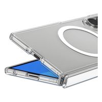 Spigen Ultra Hybrid Pro MagFit Backcover Samsung Galaxy Z Fold 8 - Clear / White