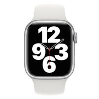 Apple Sport Band Apple Watch Series 1 t/m 9 / SE (38/40/41 mm) | Series 10 / 11 (42 mm) - White