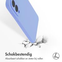 Accezz Liquid Silicone Backcover met MagSafe Samsung Galaxy S25 Edge - Paars