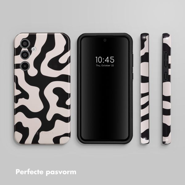 Selencia Vivid Backcover Samsung Galaxy A35 - Art Wave Black
