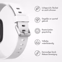 imoshion Siliconen bandje Fitbit Versa / Versa 2 / Versa Lite - Maat S - Wit