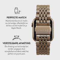 Burga Stalen bandje Apple Watch Series 1 t/m 10 / SE / Ultra (2) (44/45/46/49 mm) - Chic Royal - Goud