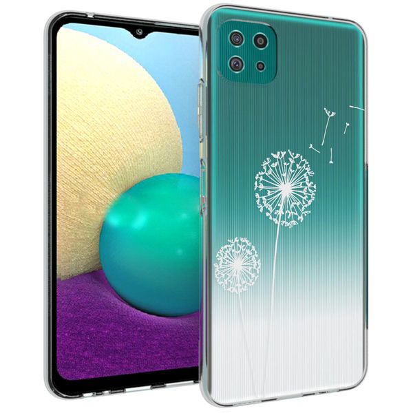 imoshion Design hoesje Samsung Galaxy A22 (5G) - Paardenbloem - Wit