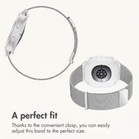 imoshion Milanese Magnetic Band Samsung Galaxy Watch 9 (40/44mm) / Watch 8 (40/44mm) / Classic (46mm) - Silver