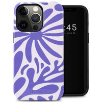 Selencia Vivid Tough Backcover Apple iPhone 13 Pro - Modern Bloom Sapphire Blue