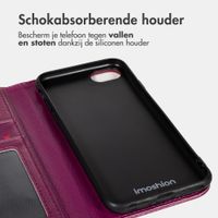 imoshion Design Bookcase Apple iPhone SE (2022 / 2020) / 8 / 7 / 6(s) - Crush Check Coral Dust