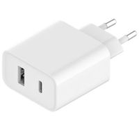 Xiaomi Originele power adapter - oplader - USB-C & USB-A aansluiting - 33 Watt - Wit