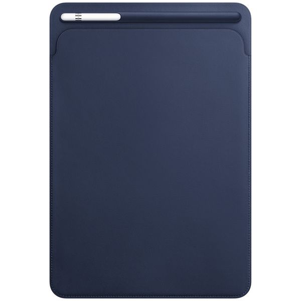Apple Leather Sleeve Apple iPad 9 (2021) 10.2 / iPad 8 (2020) 10.2 / iPad 7 (2019) 10.2 / Air 3 (2019) / Pro 10.5 (2017) - Midnight Blue