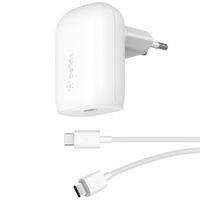 Belkin Boost↑Charge™ Adapter met kabel - USB-C naar USB-C - 1 meter - 30W - Wit