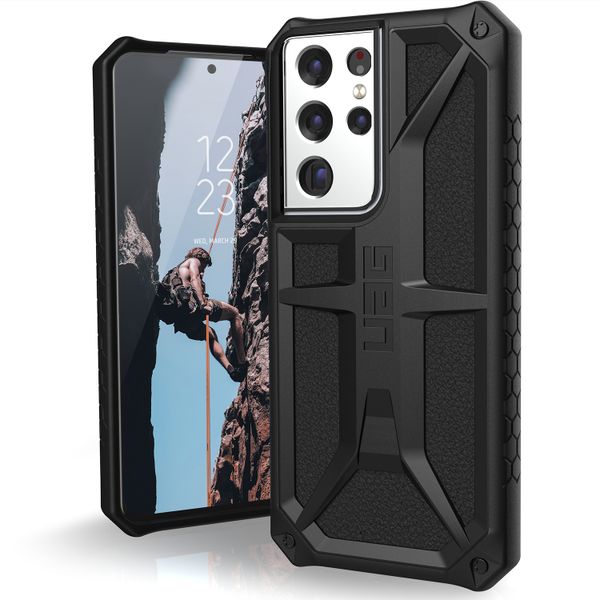 UAG Monarch Backcover Samsung Galaxy S21 Ultra - Zwart