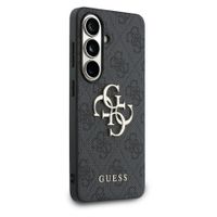 Guess 4G Metal Logo Backcover Samsung Galaxy S26 - Zwart