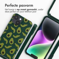 imoshion Siliconen design hoesje met koord Apple iPhone 14 - Avocado Green