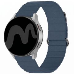 imoshion Magnetisch lederen bandje  - Universeel 20 mm aansluiting - Blauw