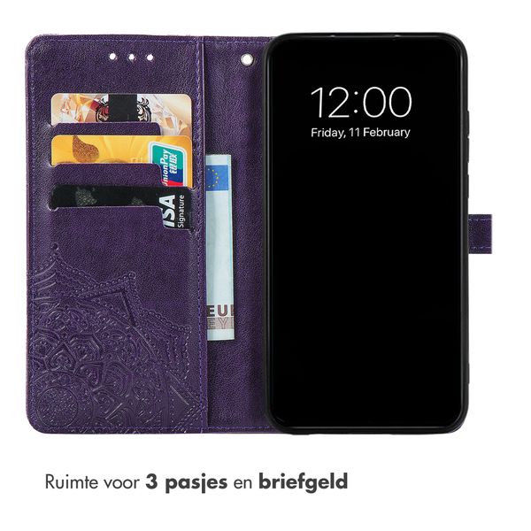 imoshion Mandala Bookcase Samsung Galaxy A18 (4G) / A17 (4G/5G) - Paars