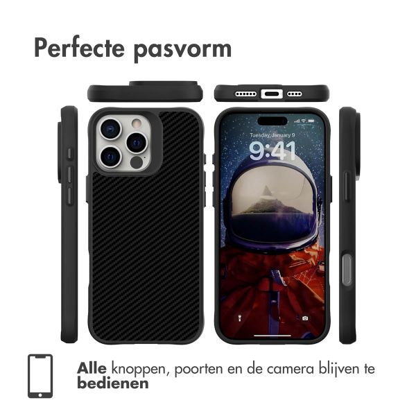 imoshion Rugged Hybrid Case Apple iPhone 16 Pro - Zwart