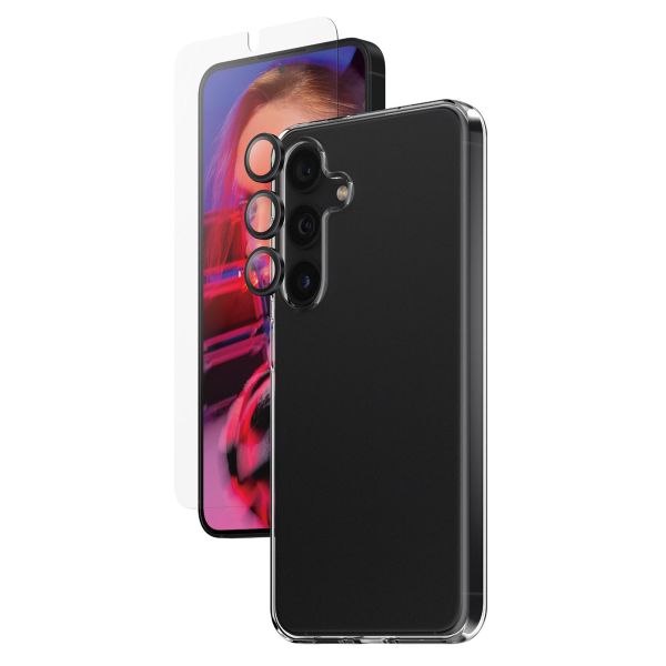 SAFE by PanzerGlass Safe 3-in-1 pack - Hoesje + screenprotector + camera protector Samsung Galaxy S24 - Transparant