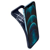 Spigen Liquid Air Backcover iPhone 12 Pro Max - Donkerblauw