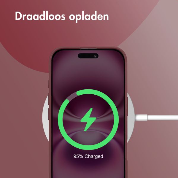 imoshion Color Backcover Apple iPhone 16 - Wine Red