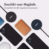 Accezz Liquid Silicone Backcover met MagSafe Apple iPhone 17 Pro - Zwart