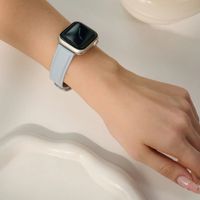Burga Genuine Leather Band Apple Watch | 38/40/41/42 mm - Dream / Silver
