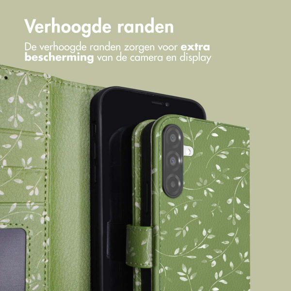 imoshion Design Bookcase Samsung Galaxy A26 - Green Flowers